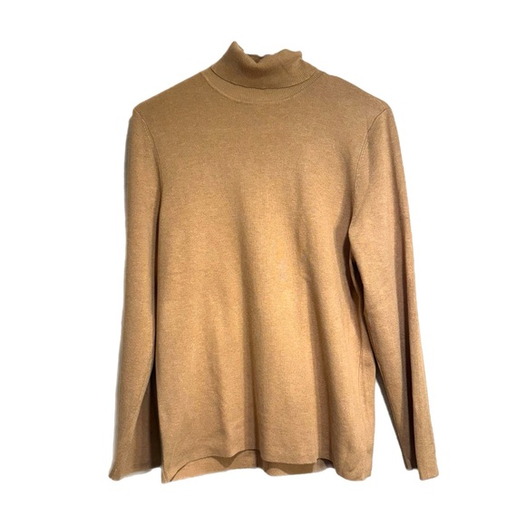 Chico's Sweaters - Chico’s Camel Brown Turtleneck Sweater